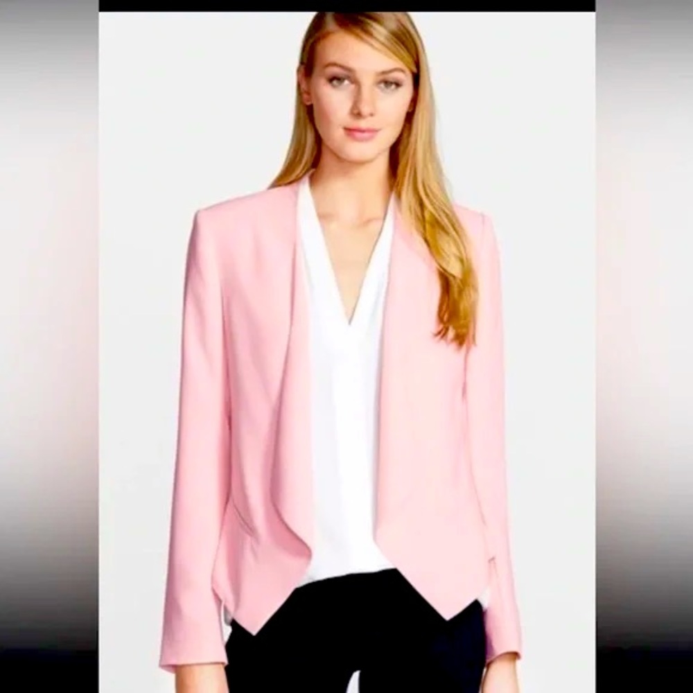 Vince Camuto drape front blazer size 14